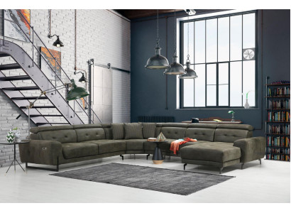 Living room Corner sofa U-shape Luxury Furniture Modern Sofa Couch Corner suite