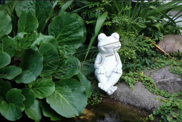 Garden Decoration Frog Patio Decorative Stone Figure Statue