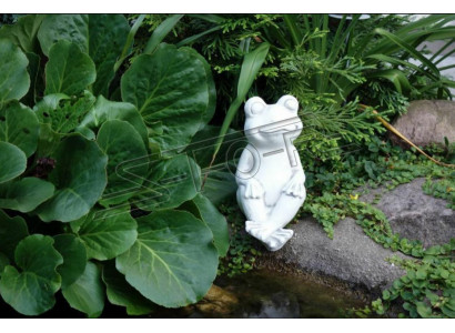 Garden Decoration Frog Patio Decorative Stone Figure Statue