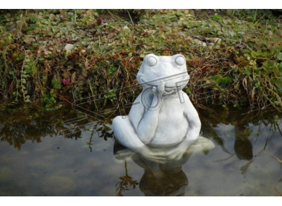 Garden Decoration Frog Patio Decorative Stone Figures Statue
