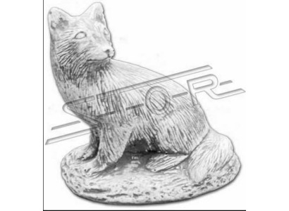 Garden Decoration Fox Patio Stone Figures Figure Decorative Statue