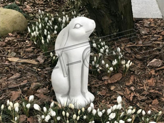 Garden Decoration Rabbit Patio Stone Figures Decorative Figure Nature Statue