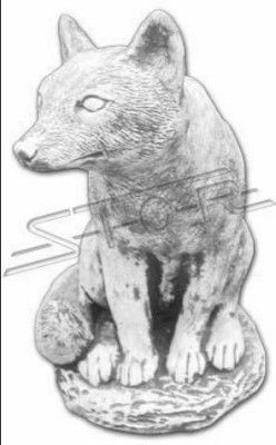 Garden Decoration Fox Patio Stone Figures Decorative Statue