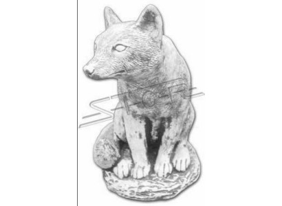 Garden Decoration Fox Patio Stone Figures Decorative Statue