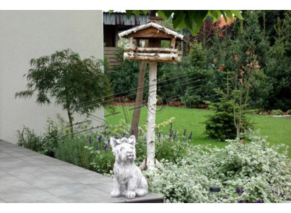 Garden Decoration Dog Patio Stone Figures Daisy Statue