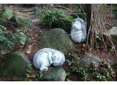Garden Decoration Hedgehog Patio Caricature Stone Figures Decorative Statue