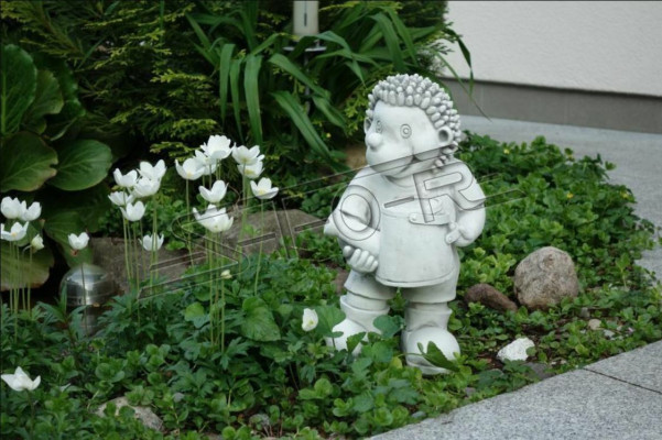 Garden Decoration Hedgehog Patio Stone Figures Decorative Statue Sculpture