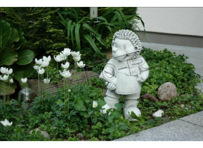 Garden Decoration Hedgehog Patio Stone Figures Decorative Statue Sculpture