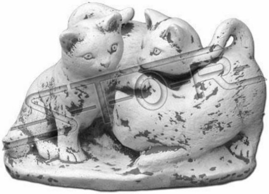 Garden Decoration Cat Patio Stone Figures Decorative Figure Statue