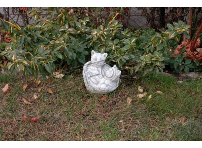 Garden Decoration Cat Patio Stone Figures Figure Decorative Statue