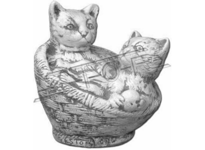 Garden Decoration Cat Patio Stone Figures Figure Decorative Statue Sculpture 494