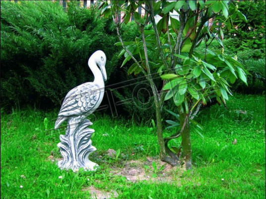 Garden Decoration Crane Patio Stone Figures Figure Statue Sculpture