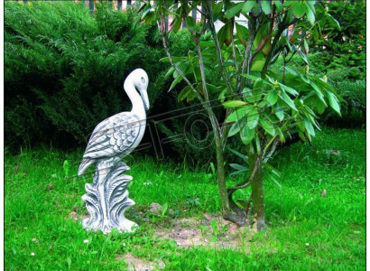 Garden Decoration Crane Patio Stone Figures Figure Statue Sculpture