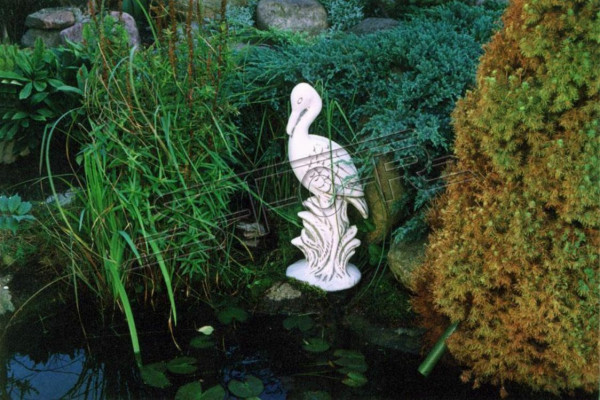 Garden Decoration Crane Patio Stone Figures Figure Statue Sculpture
