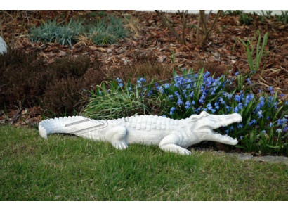 Garden Decoration Crocodile Patio Stone Figures Figure Statue