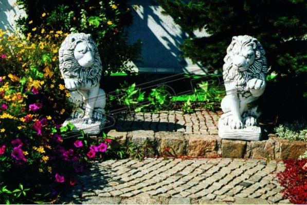 Garden Decoration Lion Statue Sculpture Figures Sculptures Nature Designer