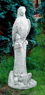 Garden Decoration Parrot Patio Stone Figures Figure Decorative Statue