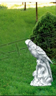 Garden Decoration Parrot Patio Stone Figures Figure Statue
