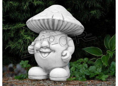 Garden Decoration Mushroom Patio Stone Figure Figurines Decor Nature Statue