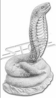 Garden Decoration Snake Patio Stone Figures Figure Statue Sculpture