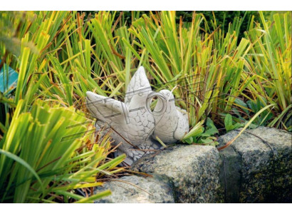 Garden Decoration Pigeons Patio Stone Figures Figure Statue Sculpture