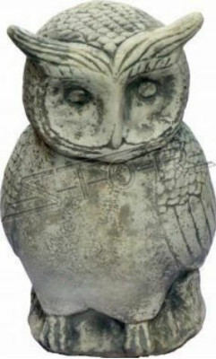 Garden Nature Decoration Owl Patio Stone Figures Decorative Statue