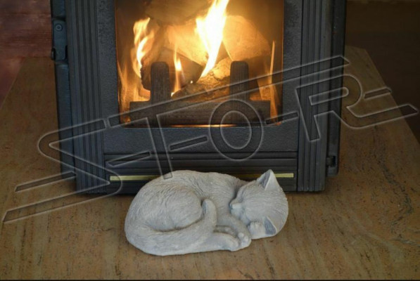 Garden Decorative Decoration Cat Patio Stone Figures Statue