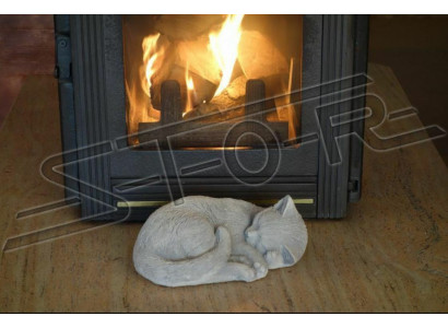 Garden Decorative Decoration Cat Patio Stone Figures Statue
