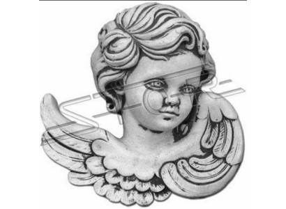 Grave decoration grave stone decoration angel figure sculpture decoration God holy