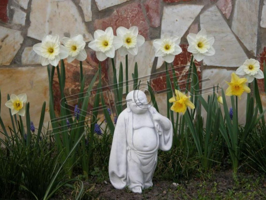 Happy Buddha Statue Figure Garden Figures Statues Sculpture Sculptures