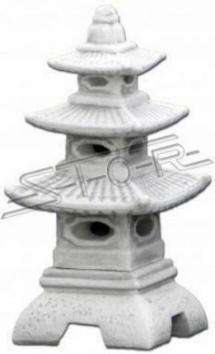 Japanese Garden Lamps Decoration Lighting White Natural Bird Bath