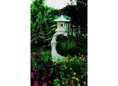 Japanese Garden Lamps Decoration White Lighting Natural Bird Bath