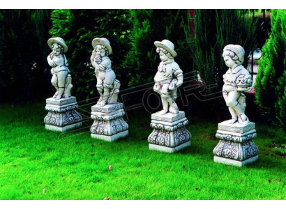 Boy 70cm Figure Statue Figures Sculpture Statues Garden White Decoration