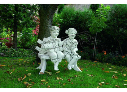 Boy Sitting Figure Statue Figures Decorative Sculpture Statues Garden