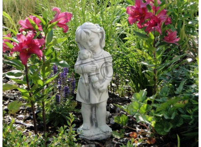 Child 44cm Sculpture Design Figure Statue Garden Figures Statues