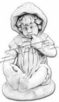 Child 71cm Sculpture Design Figure Statue Garden Figures Statues