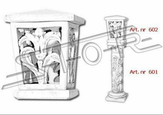 Light basket for pillars outdoor lighting decoration garden