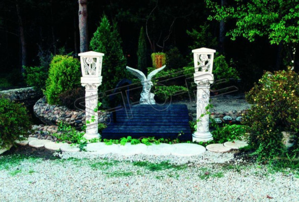Light basket for pillars outdoor lighting decoration garden