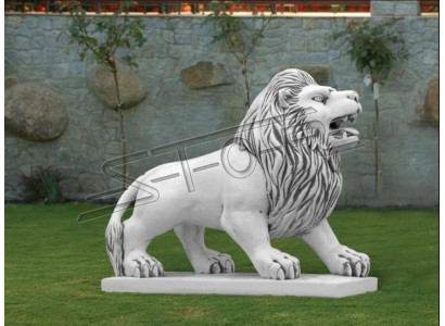 Lion Decorative Garden Figure Patio Garden Figures Sculpture Sculptures