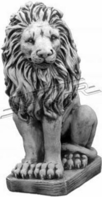 Lion Decorative Garden Figure Patio Garden Sculpture Figures Sculptures