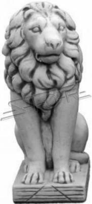 Lion Garden Figure Patio Decorative Garden Sculpture Figures Sculptures