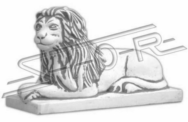 Lion Lying Statue Figure Garden Patio Decoration Sculpture