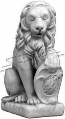 Lion Garden Figure Patio Garden Sculpture Decorative Figures Sculptures
