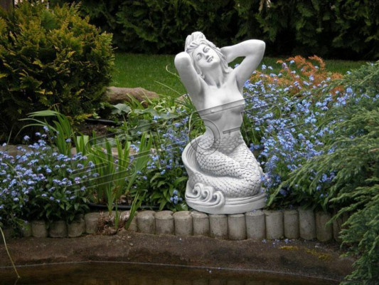 Mermaid Water Figure Statue Figures Sculpture Garden Decoration