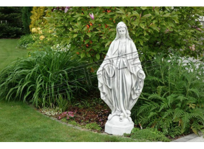 Mother Jesus Mary Statue Grave Sculpture Holy Figure Garden Decoration