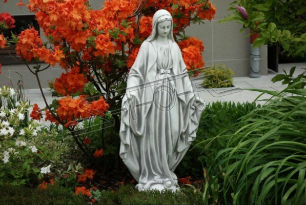 Mother Jesus Mary Statue Grave Sculpture Holy Figure Garden Decoration 100cm