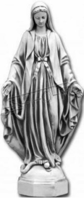 Mother Jesus Mary Statue Grave Sculpture Holy Figure Garden Decoration 100cm