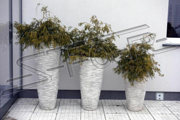 Natural flower pot plant pot decoration garden vases flower pots figure