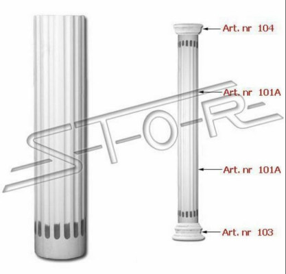 Column columns antique style columns garden Roman decoration 116cm