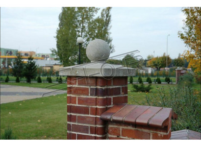 Column element base head cover for column antique style garden